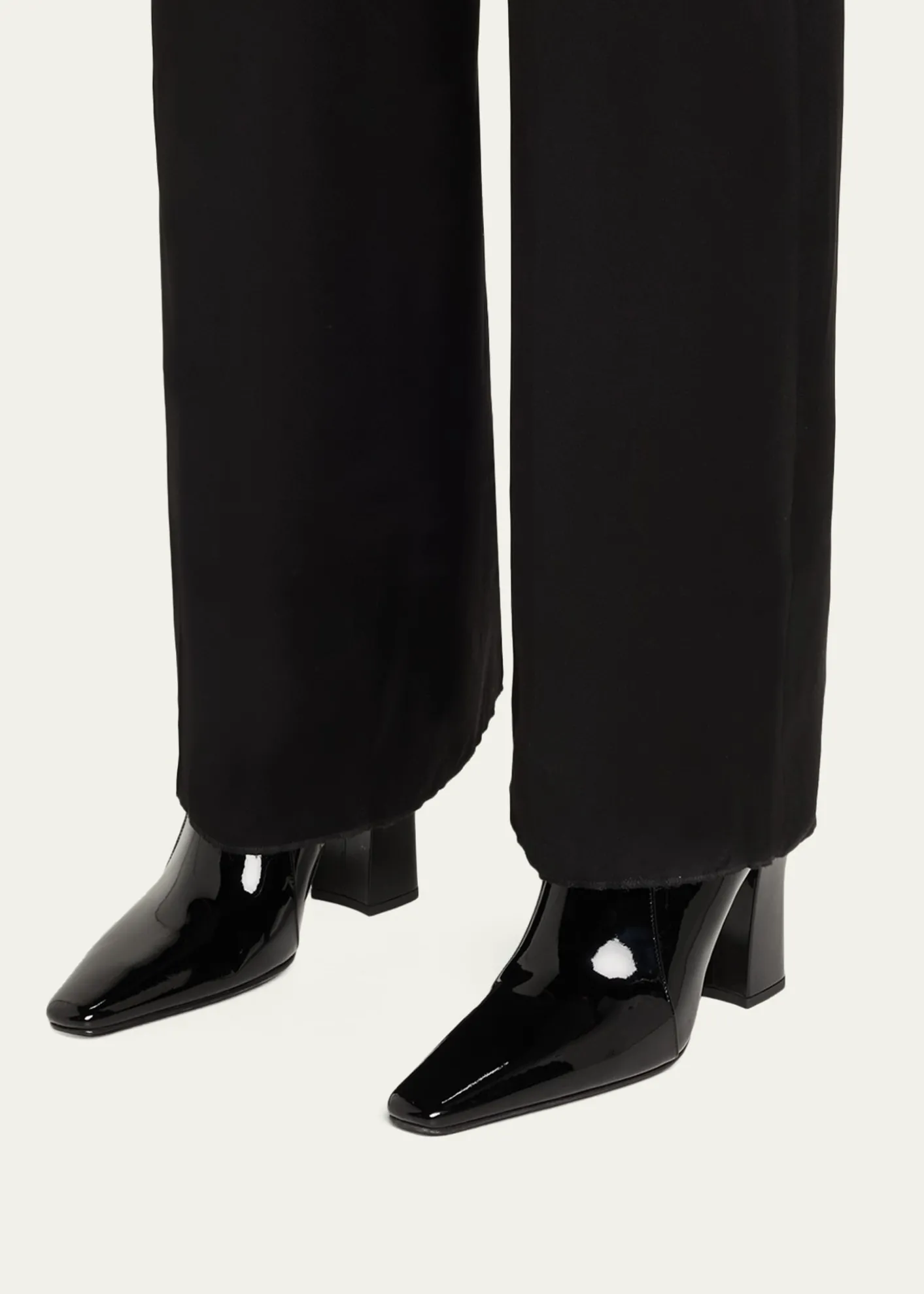 Saint LaurentRainer Patent Leather Booties