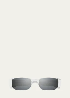 Saint LaurentRectangular Metal Sunglasses