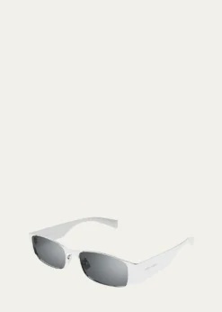 Saint LaurentRectangular Metal Sunglasses