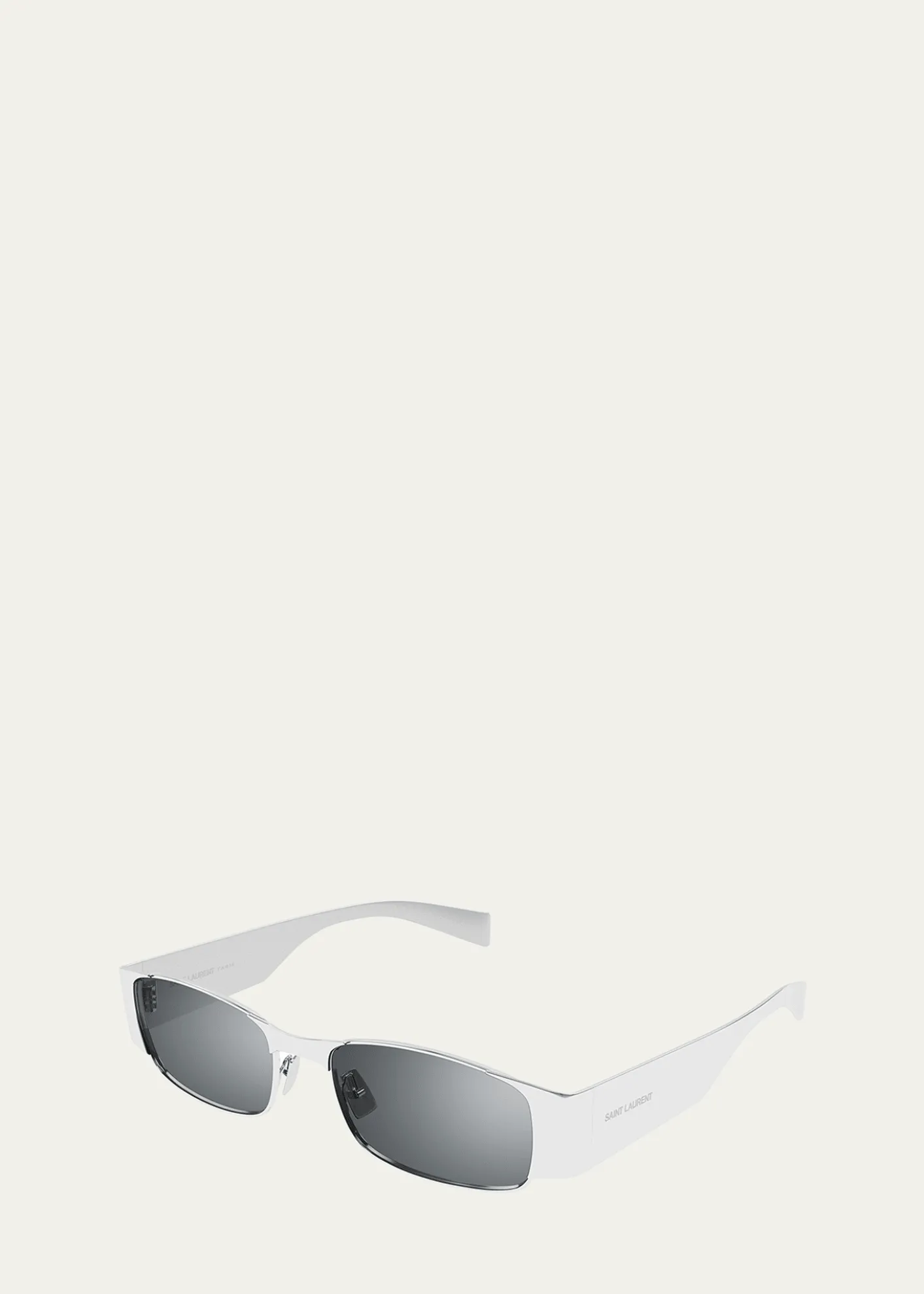 Saint LaurentRectangular Metal Sunglasses