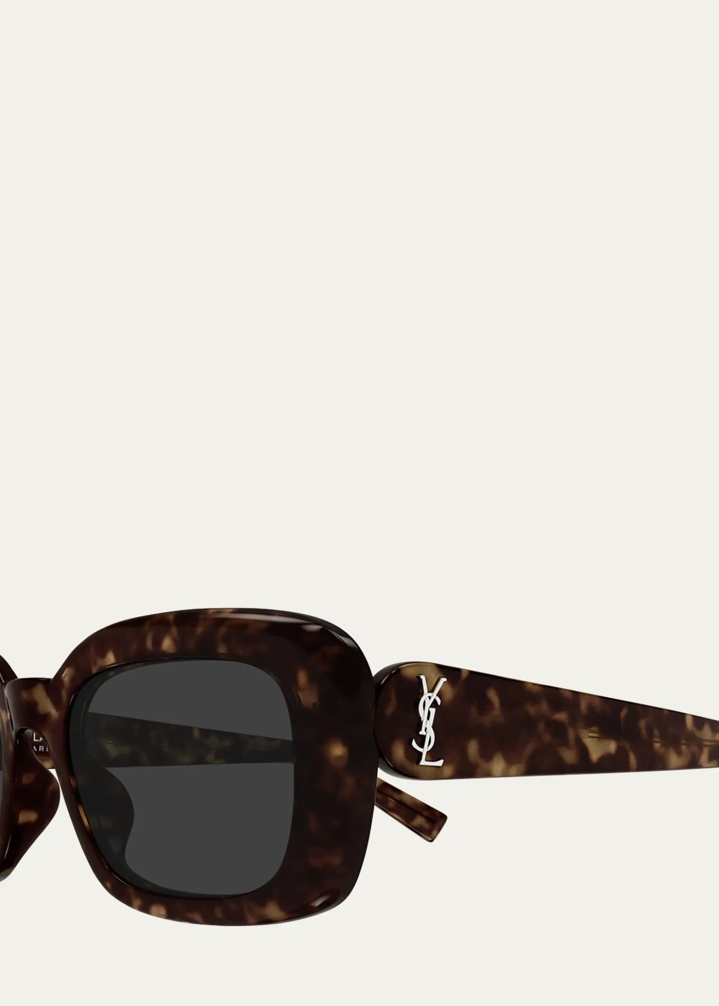 Saint LaurentRecycled Acetate Rectangular Sunglasses
