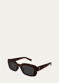 Saint LaurentRecycled Acetate Rectangular Sunglasses