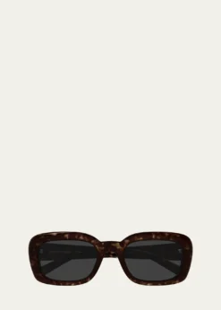Saint LaurentRecycled Acetate Rectangular Sunglasses