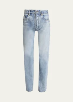 Saint LaurentRelaxed Slim-Leg Ankle Jeans