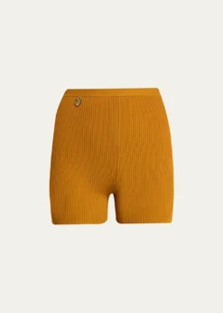Saint LaurentRib-Knit Cycling Shorts