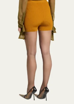 Saint LaurentRib-Knit Cycling Shorts