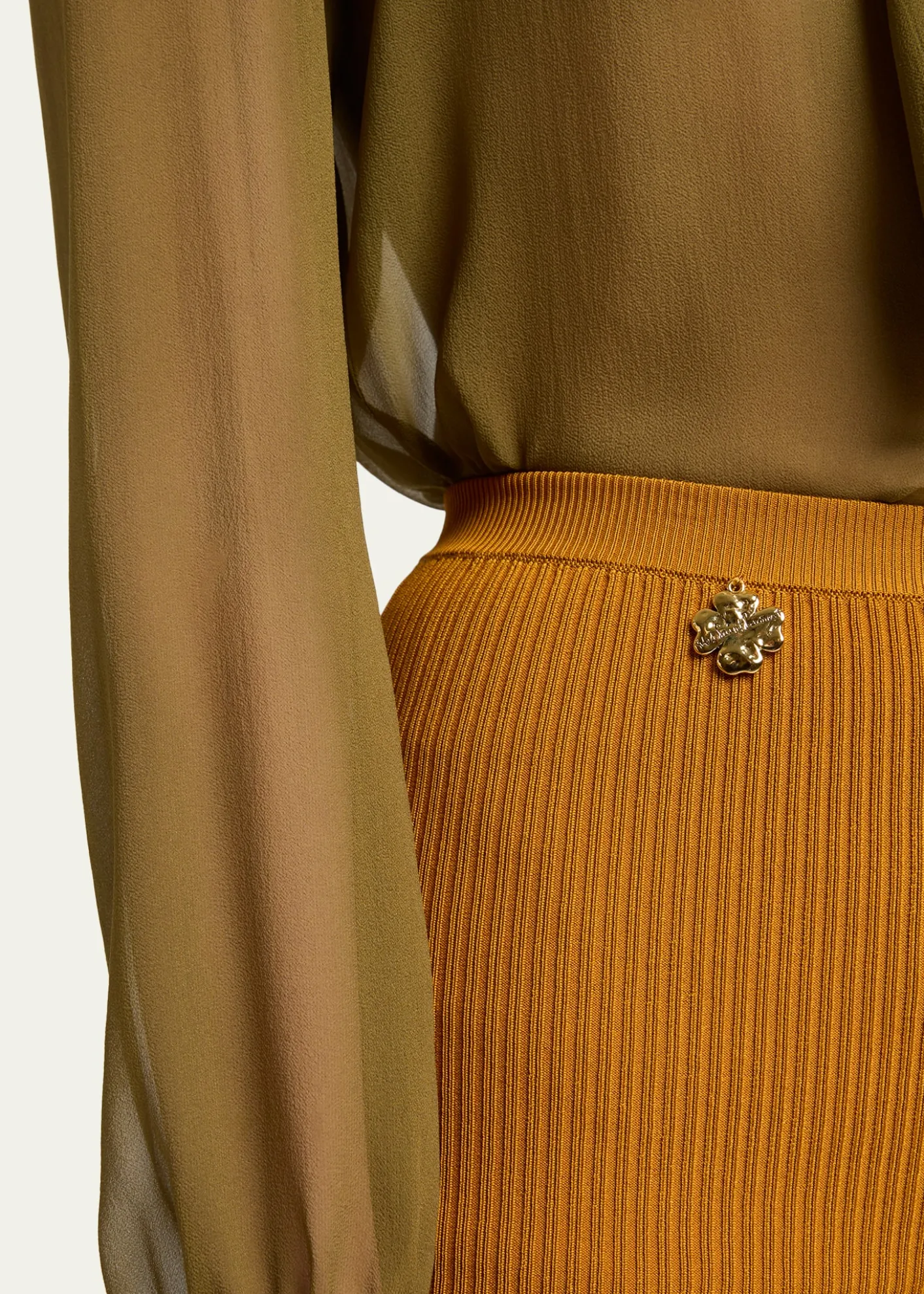 Saint LaurentRib-Knit Cycling Shorts