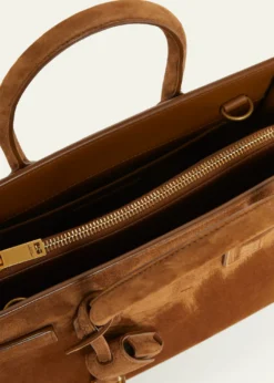 Saint LaurentSac de Jour Baby Suede Top-Handle Bag