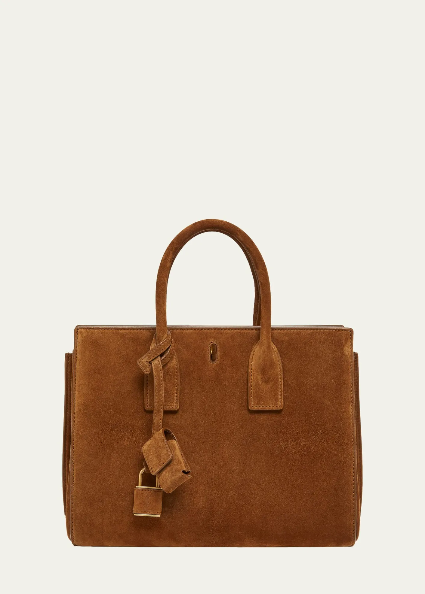 Saint LaurentSac de Jour Small Suede Top-Handle Bag