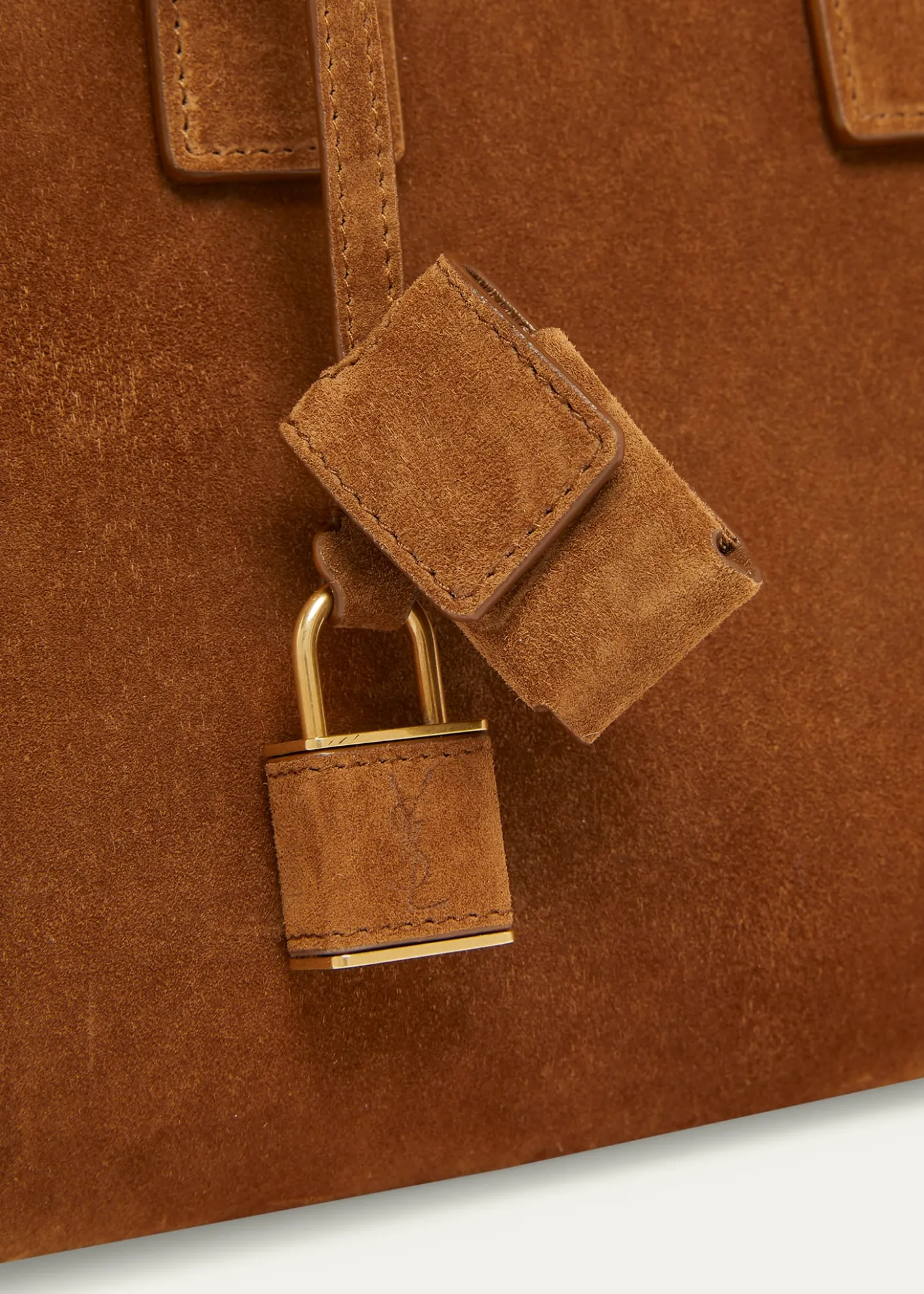 Saint LaurentSac de Jour Small Suede Top-Handle Bag