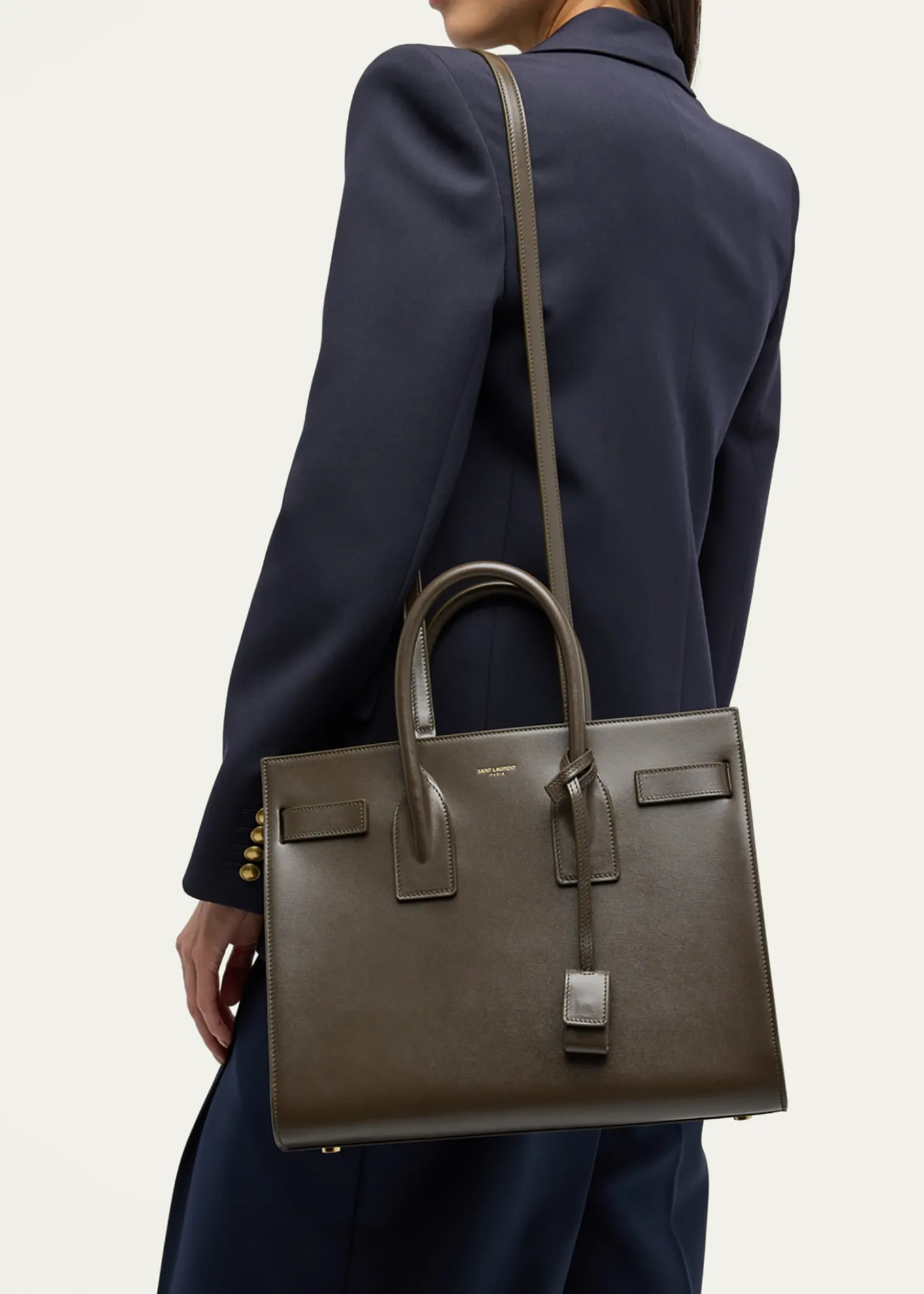 Saint LaurentSac De Jour Small Top-Handle Bag in Smooth Leather