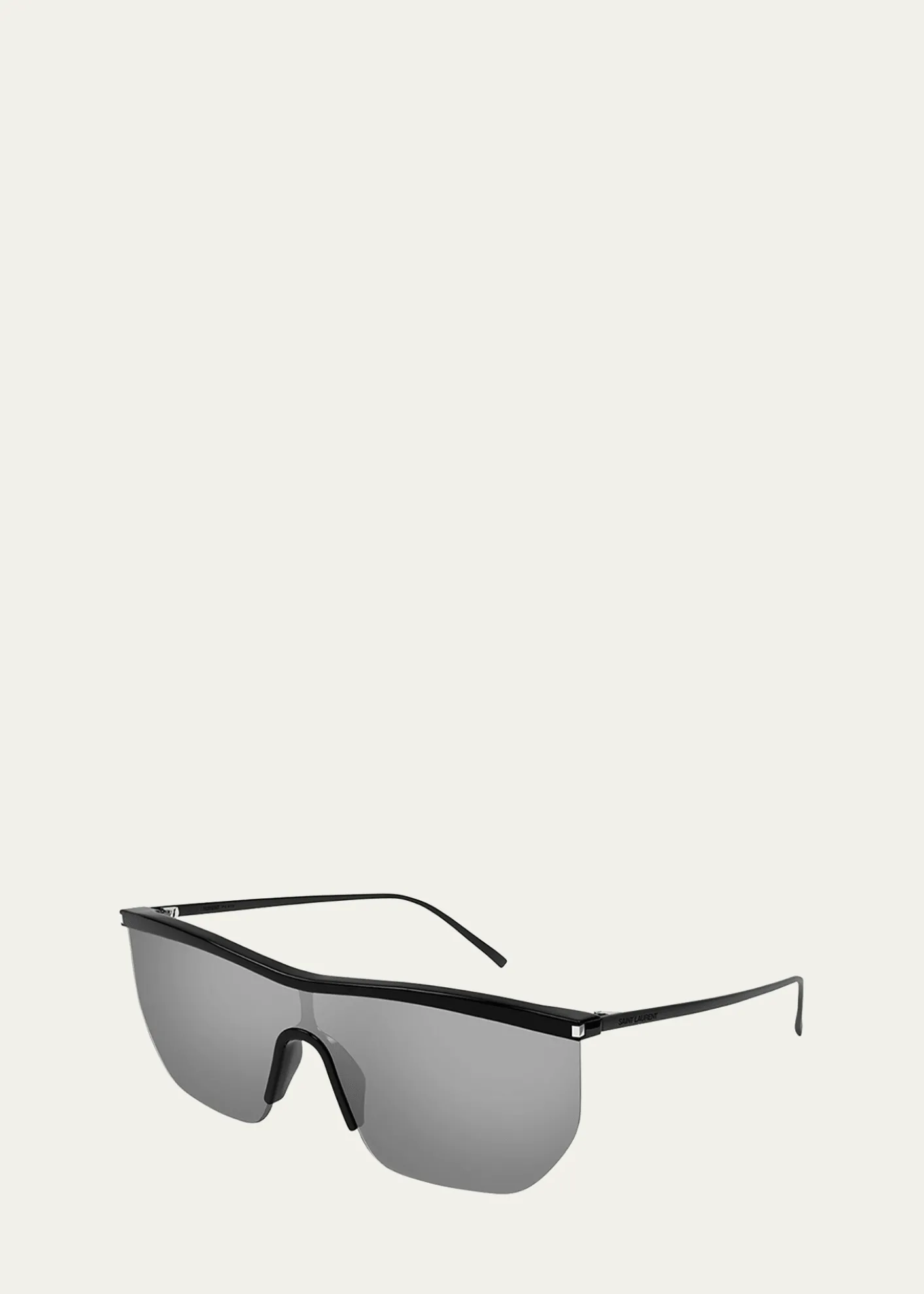Saint LaurentSemi-Rimless Square Injection Plastic Sunglasses