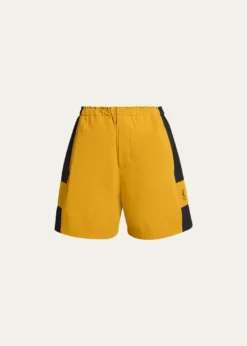 Saint LaurentSide-Stripe Cotton Pull-On Shorts