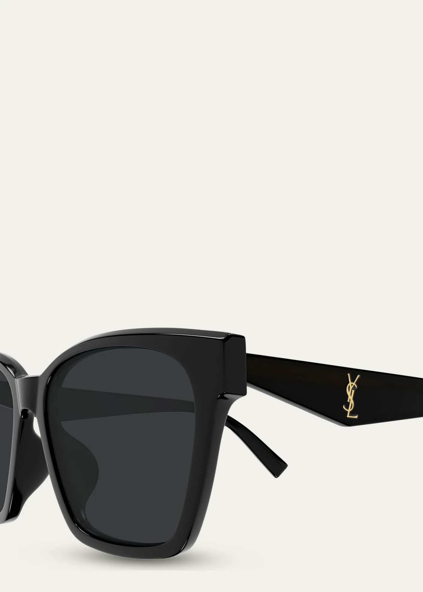 Saint LaurentSL M171/F Recycled Acetate Square Sunglasses