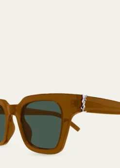 Saint LaurentSL M157 Recycled Acetate Square Sunglasses