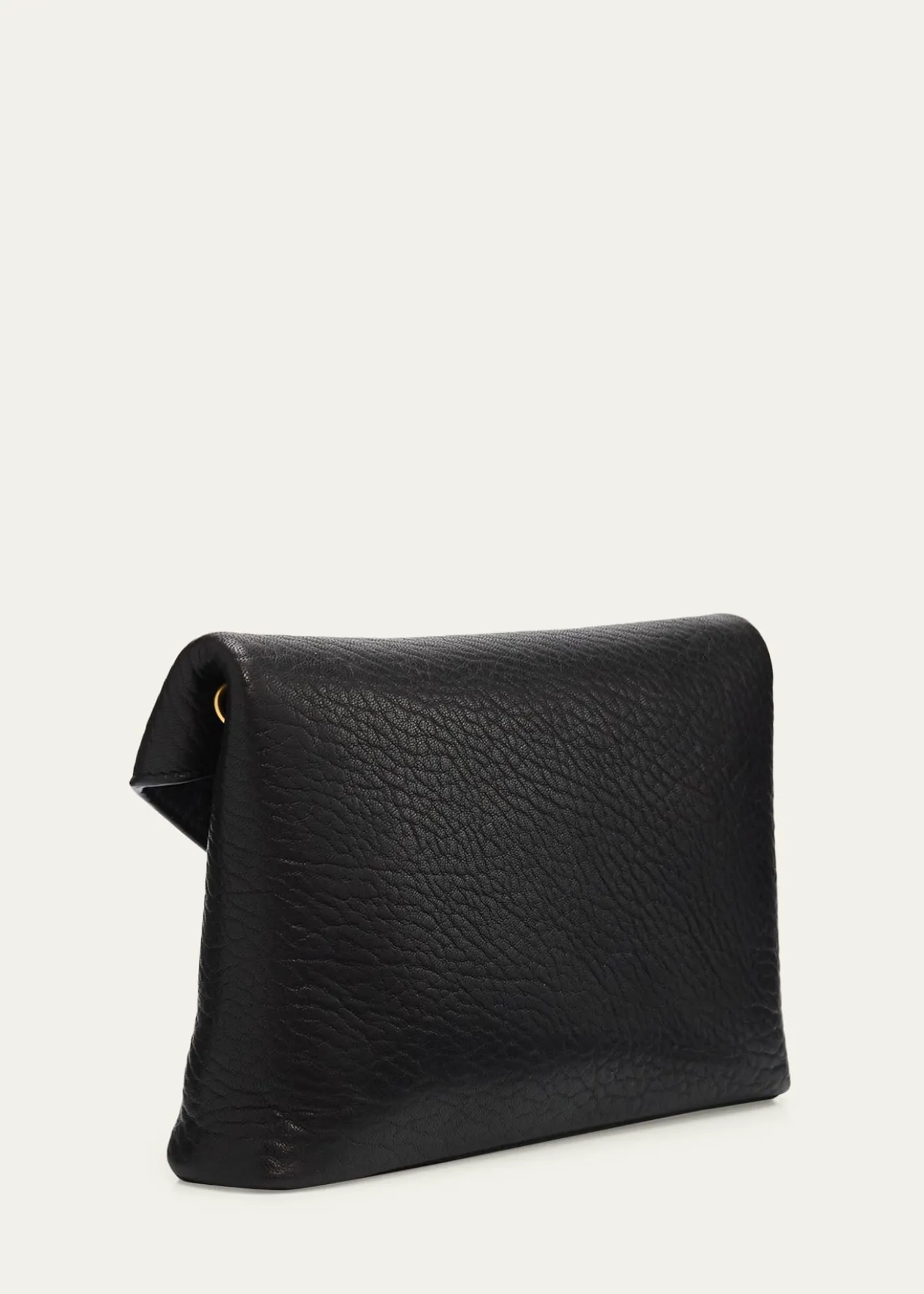 Saint LaurentSmall YSL Grain Leather Pouch Bag