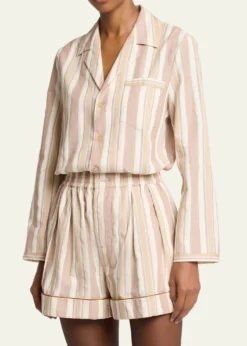 Saint LaurentStriped Cotton Pajama Shirt