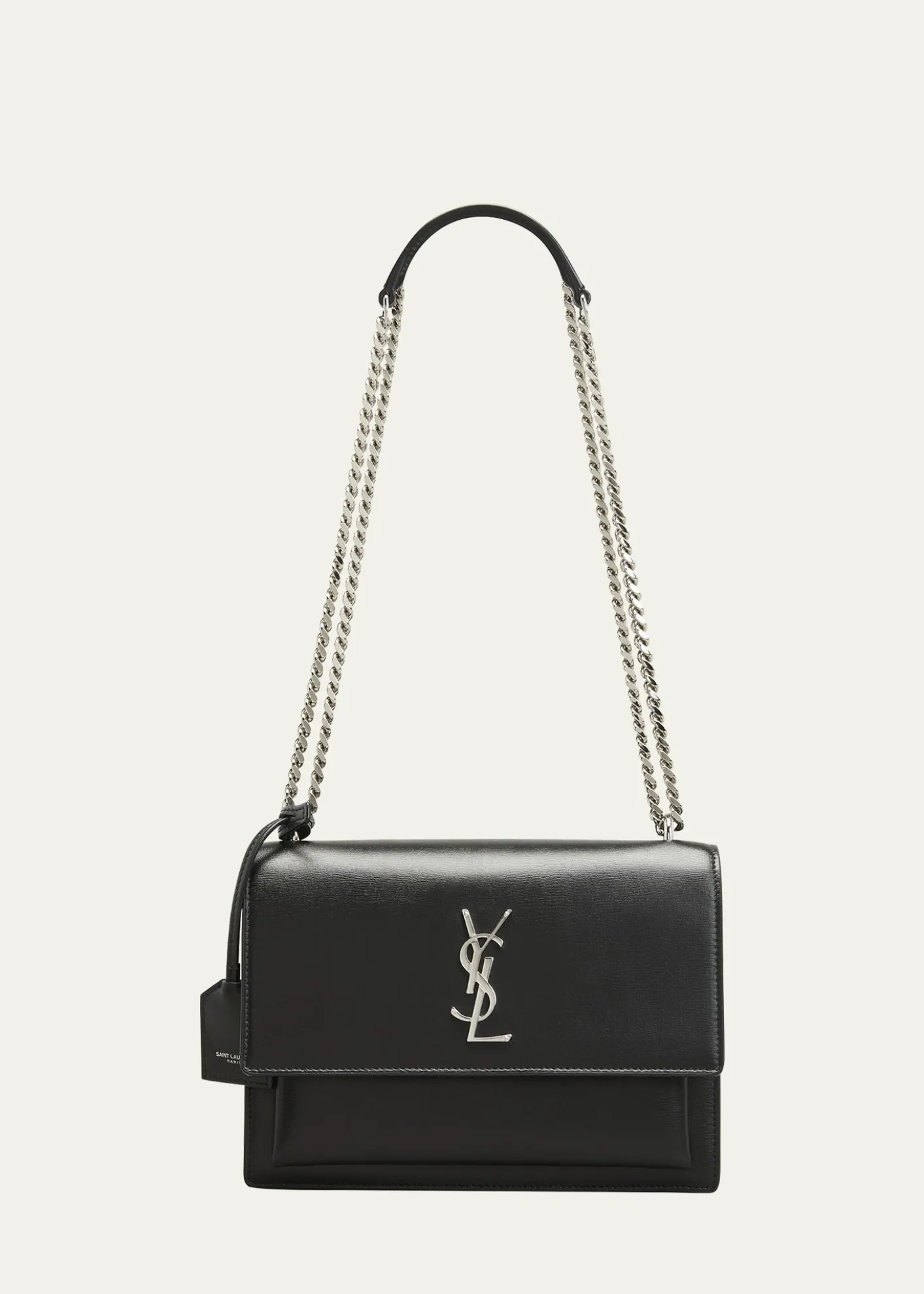 Saint LaurentSunset Medium YSL Shoulder Bag in Smooth Leather