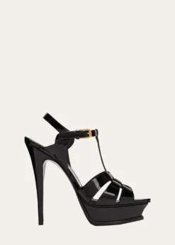 Saint LaurentTribute Patent Platform Sandals