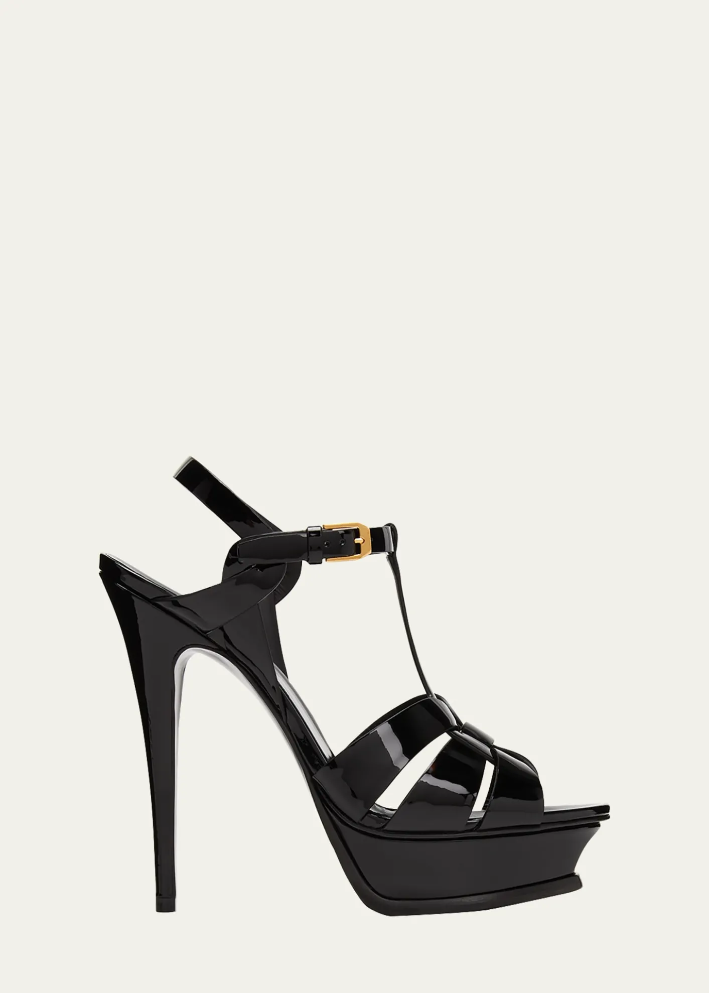 Saint LaurentTribute Patent Platform Sandals