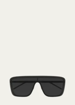Saint LaurentUnisex Mask Metal Shield Sunglasses