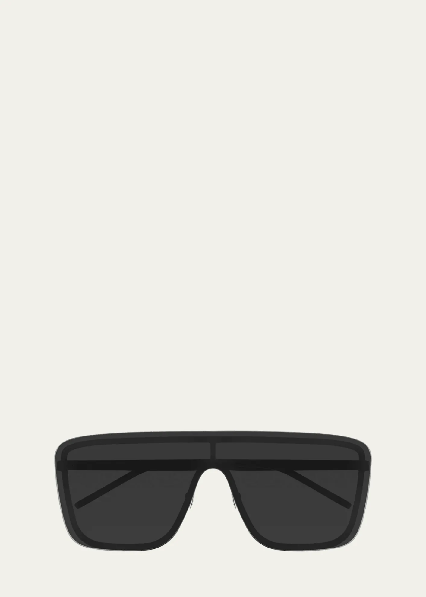 Saint LaurentUnisex Mask Metal Shield Sunglasses