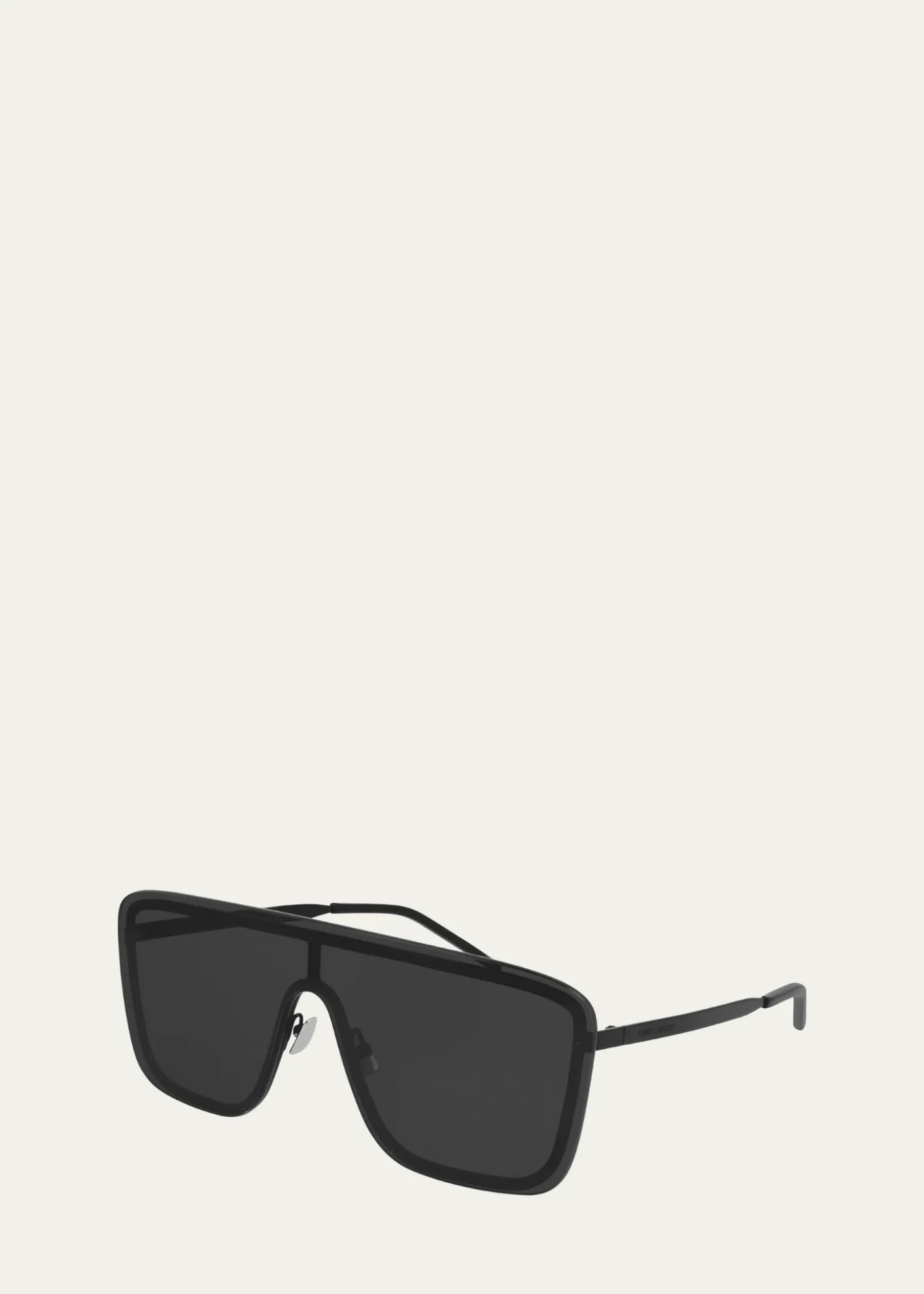 Saint LaurentUnisex Mask Metal Shield Sunglasses