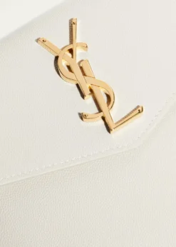 Saint LaurentUptown YSL Pouch in Grained Leather