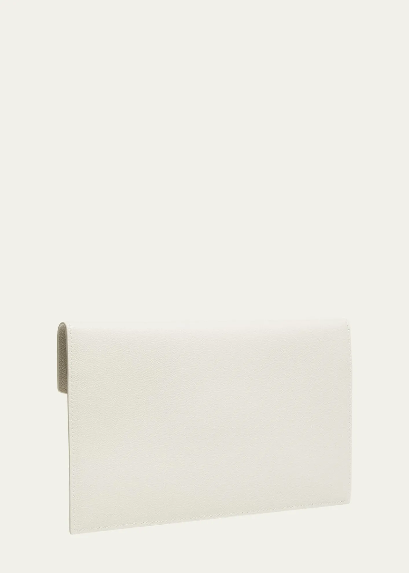 Saint LaurentUptown YSL Pouch in Grained Leather