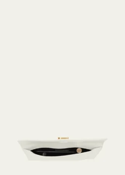 Saint LaurentUptown YSL Pouch in Grained Leather