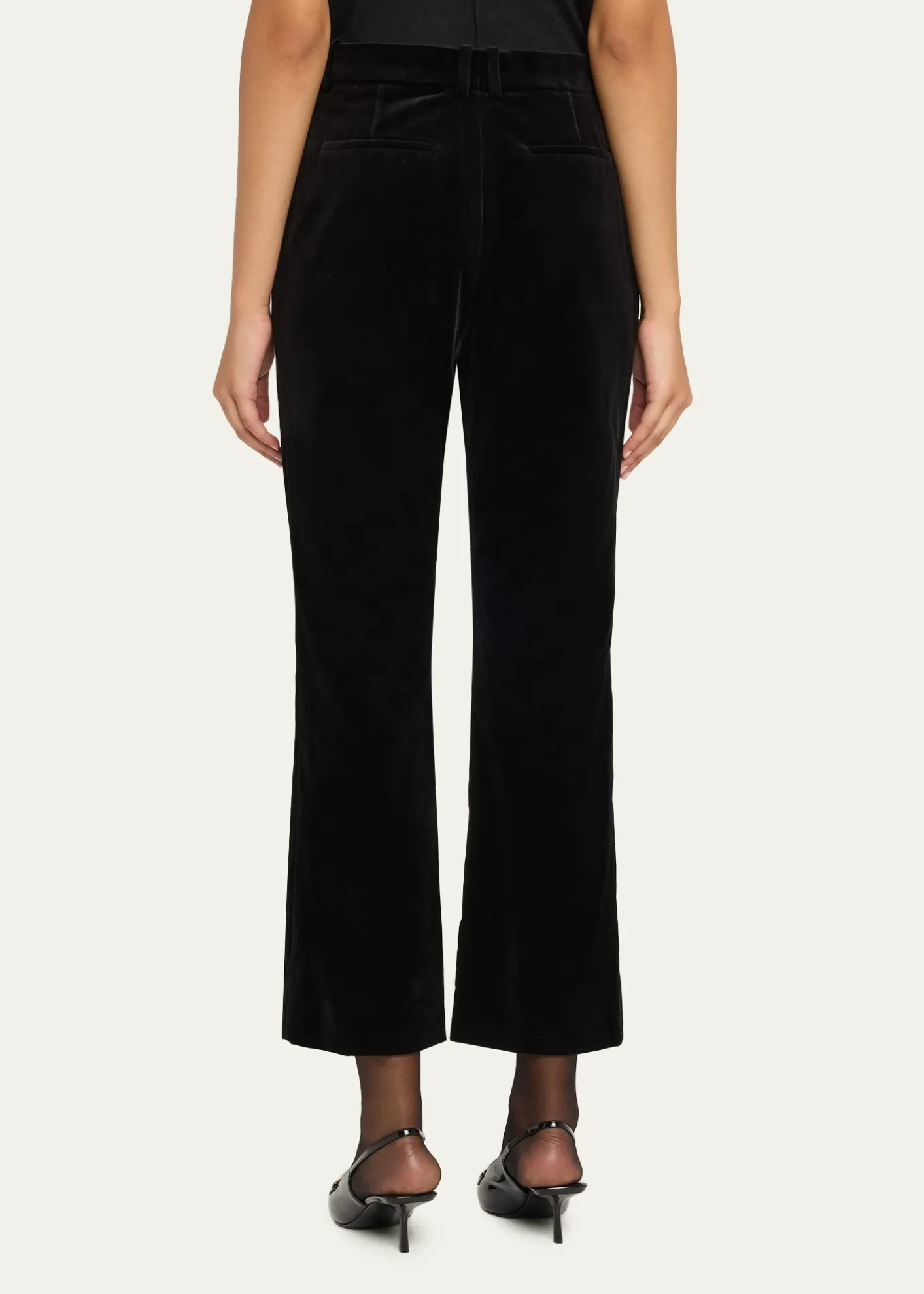 Saint LaurentVelvet Flare Trousers