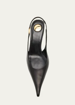 Saint LaurentVendome Leather Slingback Pumps