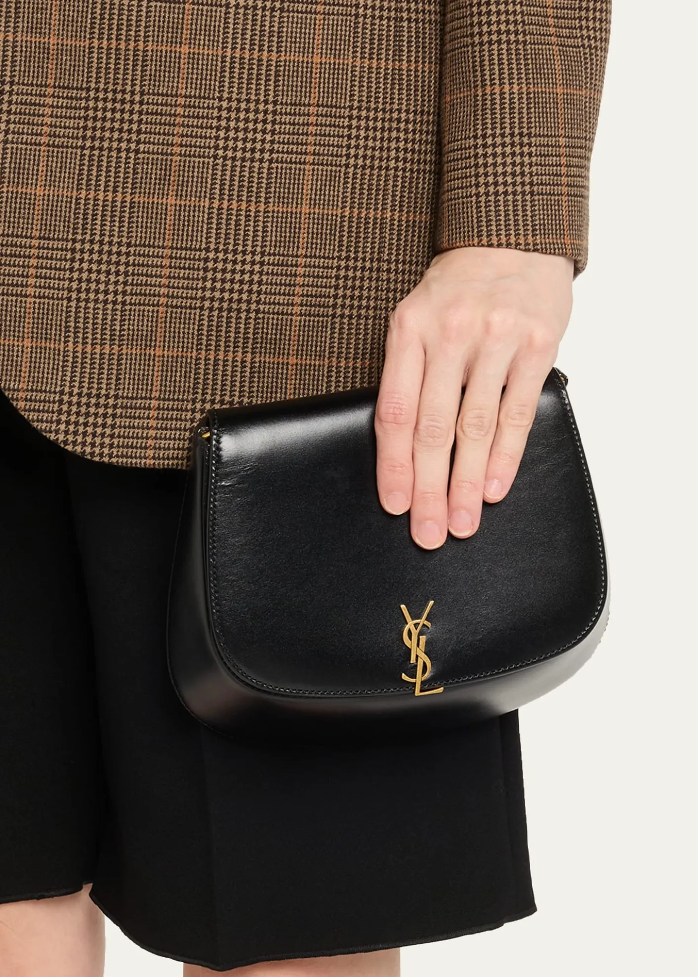 Saint LaurentVoltaire YSL Top-Handle Bag in Smooth Leather