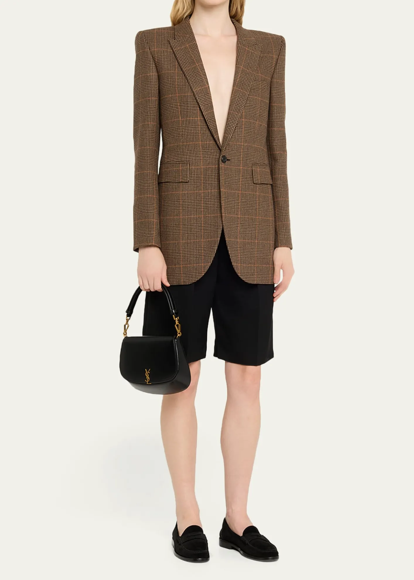 Saint LaurentVoltaire YSL Top-Handle Bag in Smooth Leather