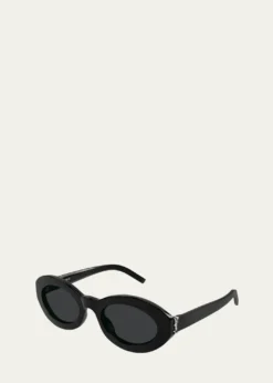 Saint LaurentYSL Acetate Oval Sunglasses