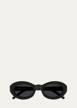 Saint LaurentYSL Acetate Oval Sunglasses