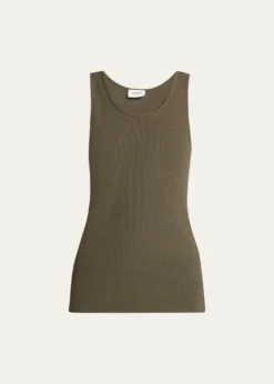 Saint LaurentYSL Embroidered Tank Top