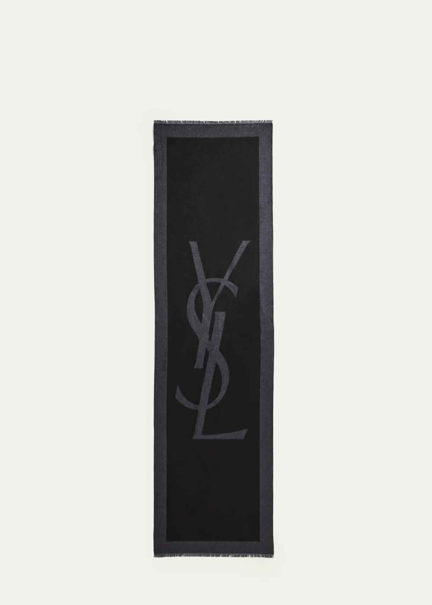 Saint LaurentYSL Large Silk Scarf