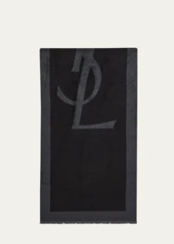 Saint LaurentYSL Large Silk Scarf