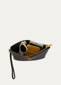 Saint LaurentYSL Monogram Small Pouch in Smooth Leather