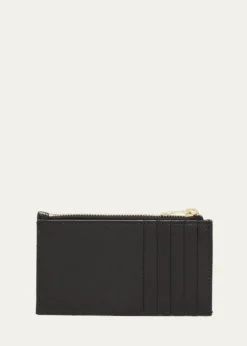 Saint LaurentYSL Monogram Small Ziptop Card Case in Grained Leather