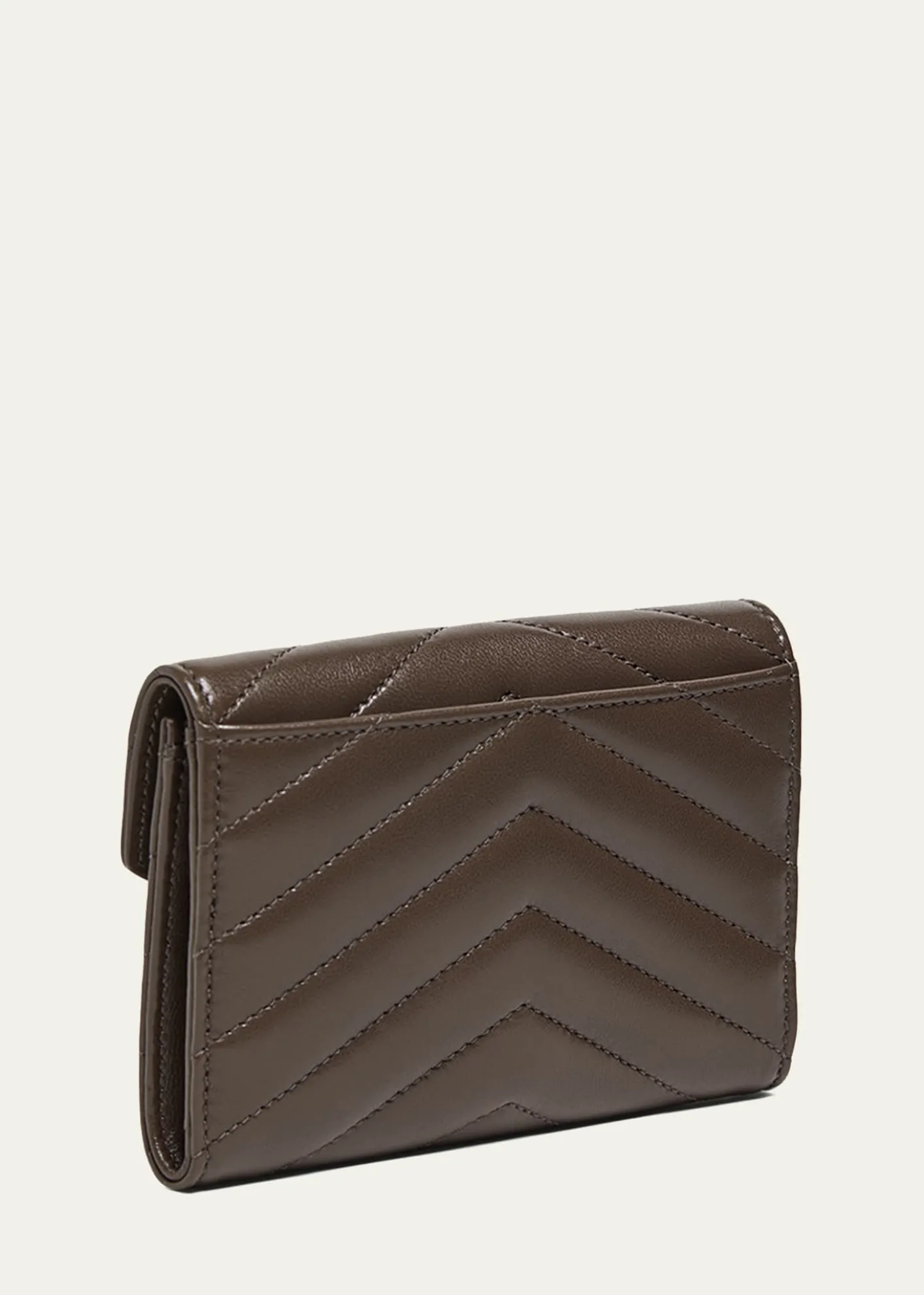 Saint LaurentYSL Monogram Small Flap Wallet in Smooth Leather