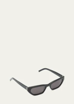 Saint LaurentYSL Plastic Cat-Eye Sunglasses