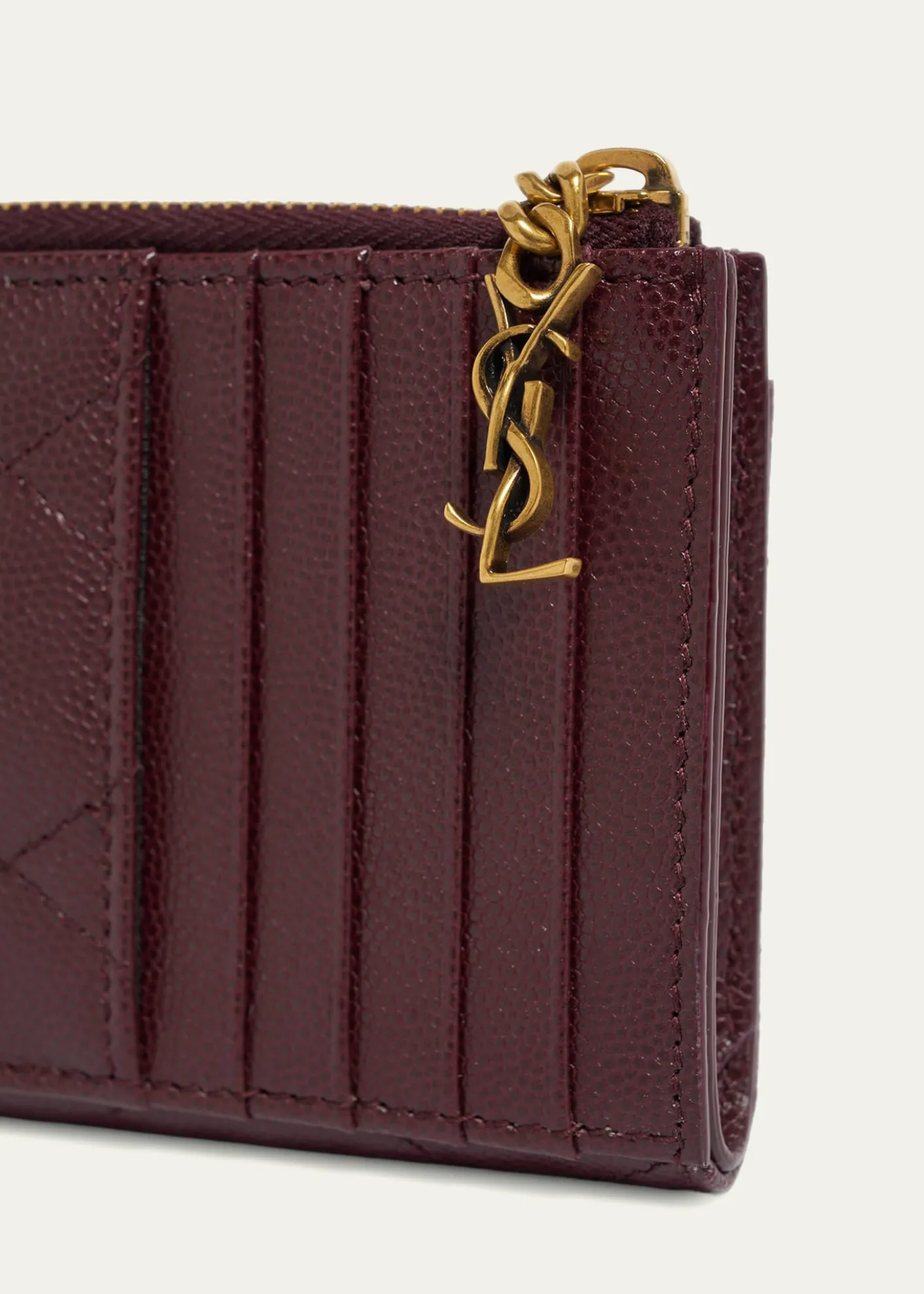 Saint LaurentYSL Quilted Leather Wallet