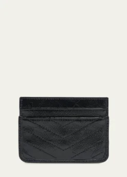 Saint LaurentYSL Quilted Leather Card Holder