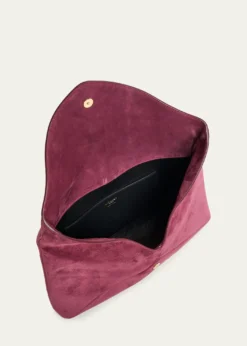 Saint LaurentYSL XXL Suede Envelope Pouch Clutch Bag