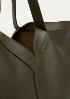 Saint LaurentY Stitch Tote Bag in Calfskin Leather