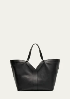 Saint LaurentY Stitch Tote Bag in Calfskin Leather