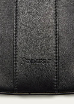 Saint LaurentY Stitch Tote Bag in Calfskin Leather