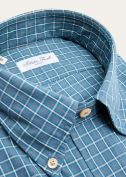 Salvatore PiccoloMen's Cotton Plaid Pocket Button-Down Shirt